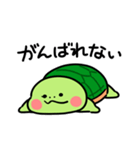かめ日和 弱ってるかめちゃん（個別スタンプ：1）