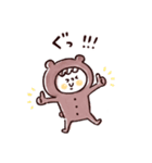 秋♡くまマトリョー（個別スタンプ：23）