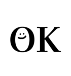 一言文字＆ニコ（個別スタンプ：4）