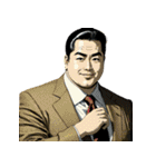 男全振り ビジネス王【無言スタンプ】（個別スタンプ：27）