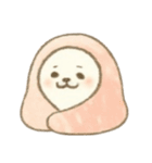 ふんわり可愛い白アザラシ（個別スタンプ：12）