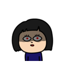 お目つきコワ子(OKP）（個別スタンプ：2）