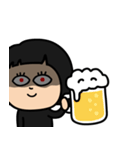お目つきコワ子(OKP）（個別スタンプ：4）