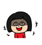お目つきコワ子(OKP）（個別スタンプ：7）