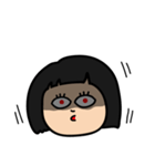お目つきコワ子(OKP）（個別スタンプ：18）