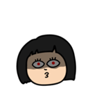 お目つきコワ子(OKP）（個別スタンプ：19）