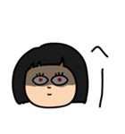 お目つきコワ子(OKP）（個別スタンプ：21）
