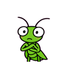まじめなカマキリの日常@SFW（個別スタンプ：2）