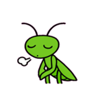 まじめなカマキリの日常@SFW（個別スタンプ：4）