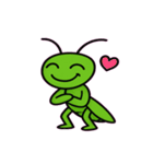 まじめなカマキリの日常@SFW（個別スタンプ：11）