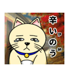 人間味溢れるねこ2（北海道風味）（個別スタンプ：10）