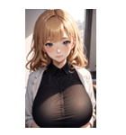 肉肉女医師写真（個別スタンプ：7）