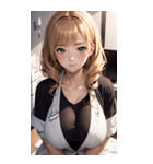 肉肉女医師写真（個別スタンプ：9）