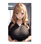 肉肉女医師写真（個別スタンプ：18）