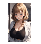 肉肉女医師写真（個別スタンプ：19）