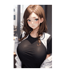 肉肉女医師写真（個別スタンプ：20）