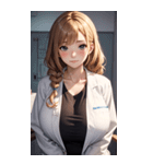 肉肉女医師写真（個別スタンプ：22）