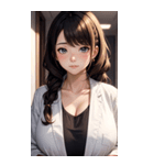 肉肉女医師写真（個別スタンプ：23）