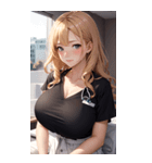 肉肉女医師写真（個別スタンプ：26）