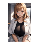 肉肉女医師写真（個別スタンプ：29）