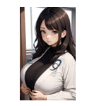 肉肉女医師写真（個別スタンプ：33）