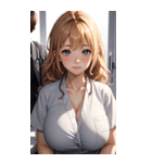 肉肉女医師写真（個別スタンプ：34）