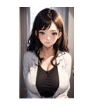 肉肉女医師写真（個別スタンプ：37）