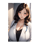 肉肉女医師写真（個別スタンプ：38）