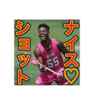 ※ラクロスも恋も狙い撃ち♡（個別スタンプ：3）