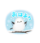 シマエナガとひよこちゃん(冬スタンプ)（個別スタンプ：13）