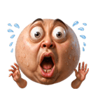 顔文字くん 11 (写実バージョン)（個別スタンプ：6）