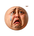 顔文字くん 11 (写実バージョン)（個別スタンプ：7）