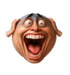 顔文字くん 11 (写実バージョン)（個別スタンプ：9）