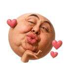 顔文字くん 11 (写実バージョン)（個別スタンプ：12）