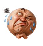 顔文字くん 11 (写実バージョン)（個別スタンプ：16）