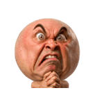 顔文字くん 11 (写実バージョン)（個別スタンプ：20）