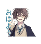 男子高校生★集合と持ち物リマインド（個別スタンプ：2）