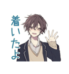男子高校生★集合と持ち物リマインド（個別スタンプ：24）