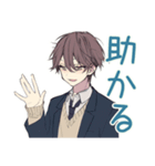 男子高校生★集合と持ち物リマインド（個別スタンプ：30）