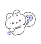 ミニマル·ラビット : あなたが一番可愛い（個別スタンプ：9）