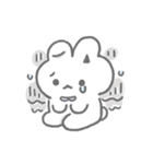 ミニマル·ラビット : あなたが一番可愛い（個別スタンプ：16）
