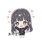 はなこちゃんの日常スタンプ（個別スタンプ：7）