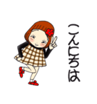 ひま子ちゃん706大人女子の今日も元気よく（個別スタンプ：3）