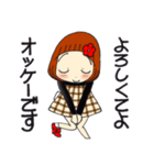 ひま子ちゃん706大人女子の今日も元気よく（個別スタンプ：17）