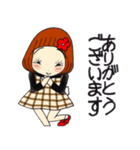 ひま子ちゃん706大人女子の今日も元気よく（個別スタンプ：18）