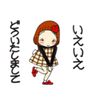 ひま子ちゃん706大人女子の今日も元気よく（個別スタンプ：21）