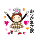 ひま子ちゃん706大人女子の今日も元気よく（個別スタンプ：36）