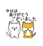 白い犬2(敬語編)（個別スタンプ：28）
