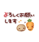 シンプル見やすい14❤クレヨンタッチ（個別スタンプ：14）