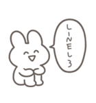 彼女に送る 本音うさぎ【恋人・彼氏】（個別スタンプ：22）